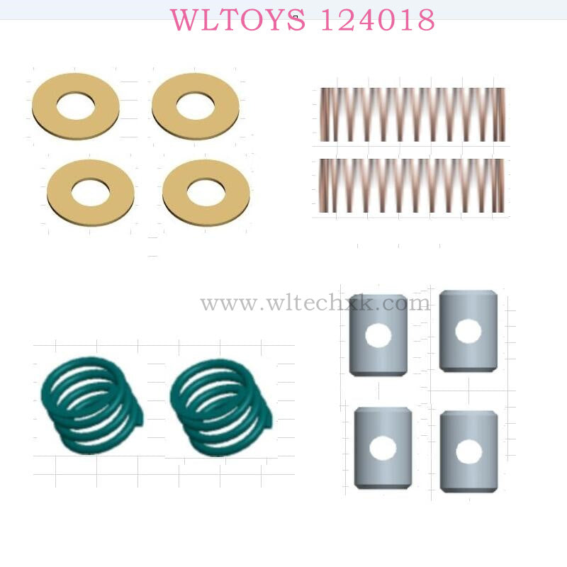 WLTOYS 124018 RC Car Original parts 0066 1279 1285 1845 Part