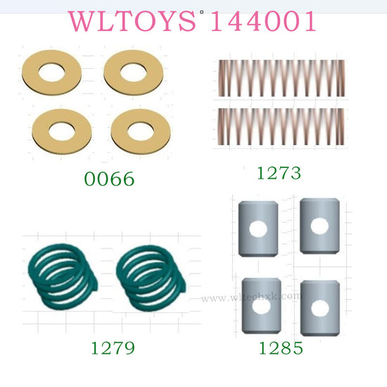 WLTOYS 144001 RC Car Original parts 0066 1273 1279 1285 Gasket