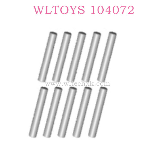 Original part of WLTOYS 104072 RC Car 0072 1.5X10mm Metal Pins