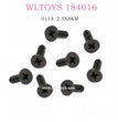 WLTOYS 184016 1/18 RC Car Original parts 0114 Cross flat head Screw 2.5X8KM