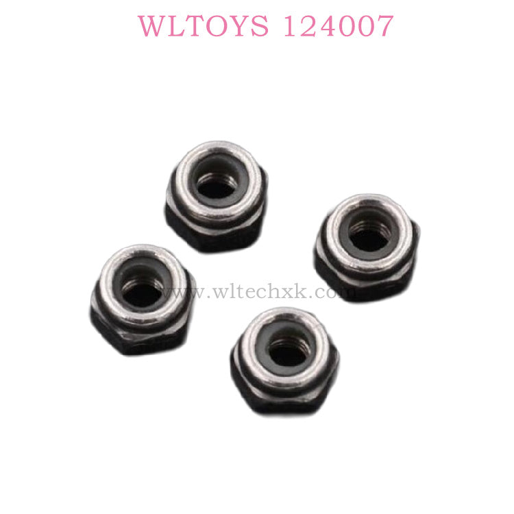 WLTOYS 124007 RC Car Original parts 0118 M2.5 Lock Nuts