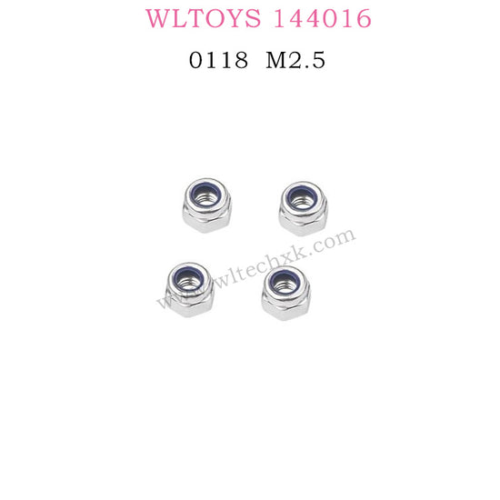 WLTOYS 144016 RC Car Part 0118 Lock Nuts M2.5