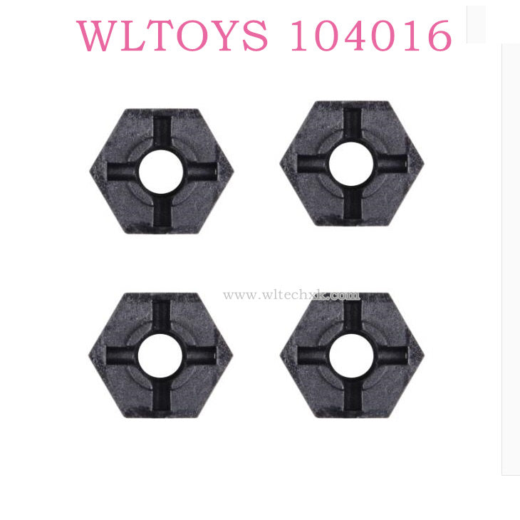WLTOYS 104016 RC Car Original Parts 0214 Hexagonal Wheel Seat