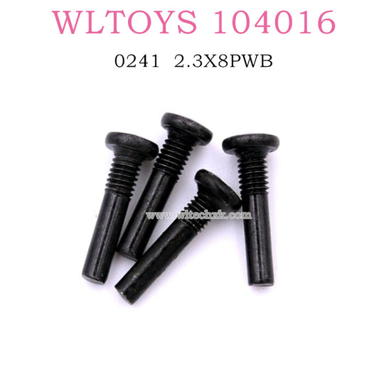 WLTOYS 104016 RC Car Original Parts 0241 3X13 PM Round head with upper cross