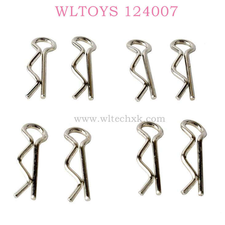 WLTOYS 124007 RC Car Original parts 0441 R Shape Pin 1x16.5mm