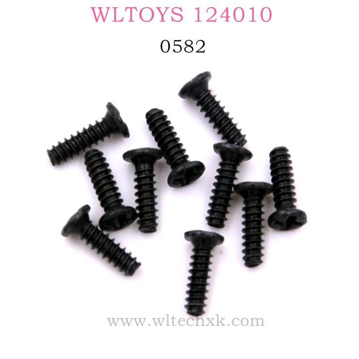 Original WLTOYS 124010 RC Car part 0582 Scews