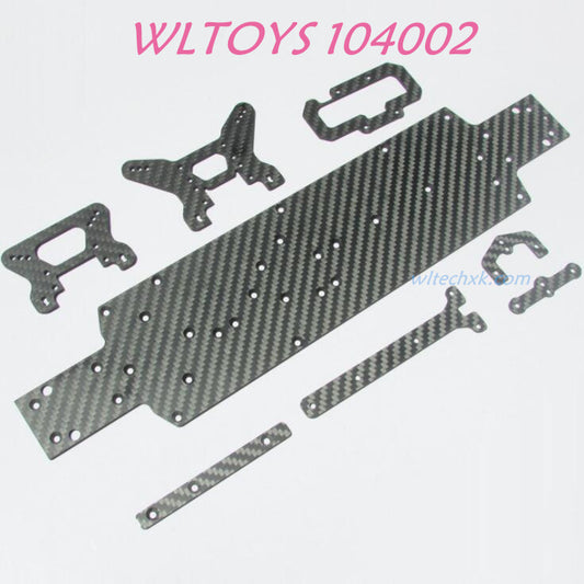 WLTOYS 104002 Upgrade bottom board 1/10 4WD Brushless 60km/h RC Car