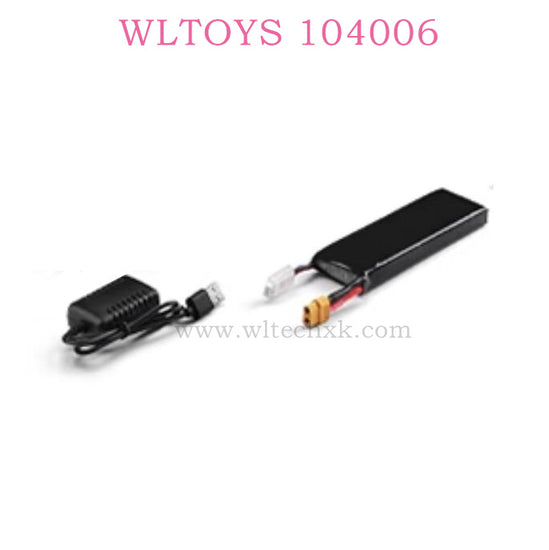 Original parts of WLTOYS 104006 Battery and Charger