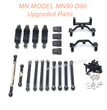 10-MNMODEL-MN90-D90-rc-car-Upgrade-Parts-Shock-absorber-and-Connect-Rod-Black-1