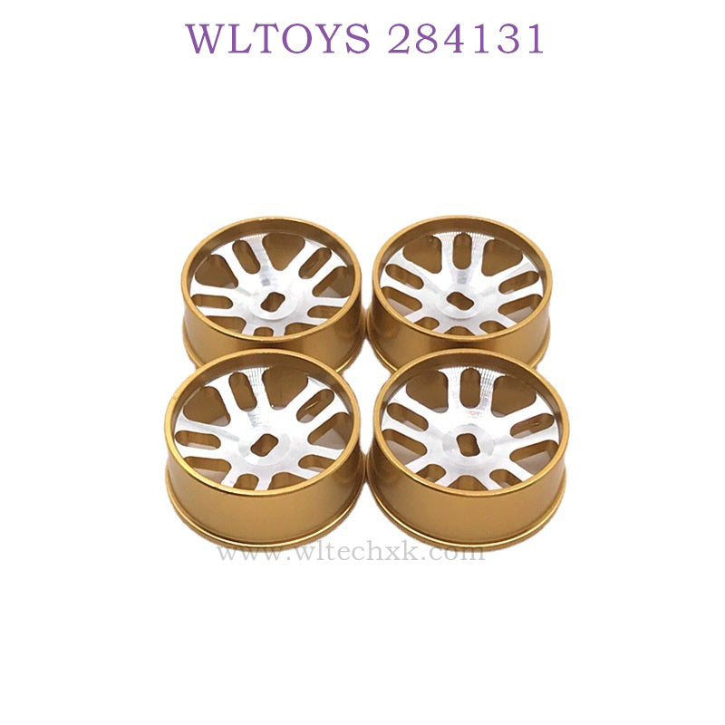 WLTOYS 284131 1/28 RC Car Upgrade Parts Metal Hub gold