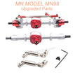 12-MN-MODEL-MN98-D98-Upgrade-Parts-Front and-Rear-Axle-Assembly-and-Transmission-Shaft-Silver-1