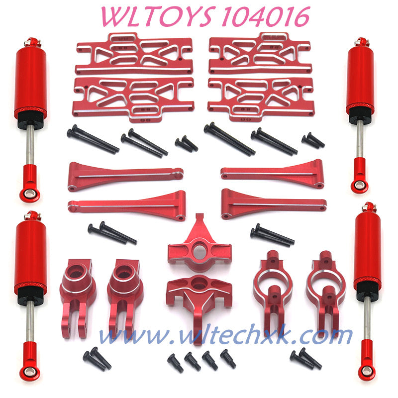 Upgrade WLTOYS 104016 brushless RC Car Shock Kit List