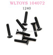 Original part of WLTOYS 104072 1/10 RC Car 1240 Phillips Countersunk head machine Screw