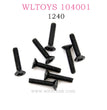 WLTOYS 104001 RC Car Original parts 1240 Phillips countersunk head machine screw2*10KM D4