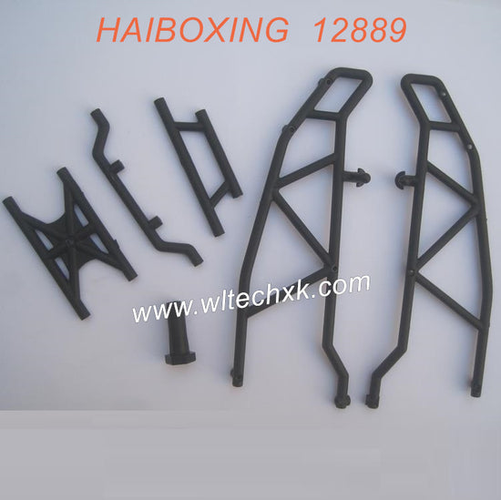 12708-HAIBOXING 12889 RC Car Parts Rear Rack Assembly-1