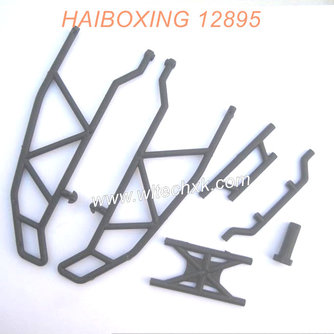 12708-HAIBOXING 12895 RC Car Parts Rear Rack Assembly-3