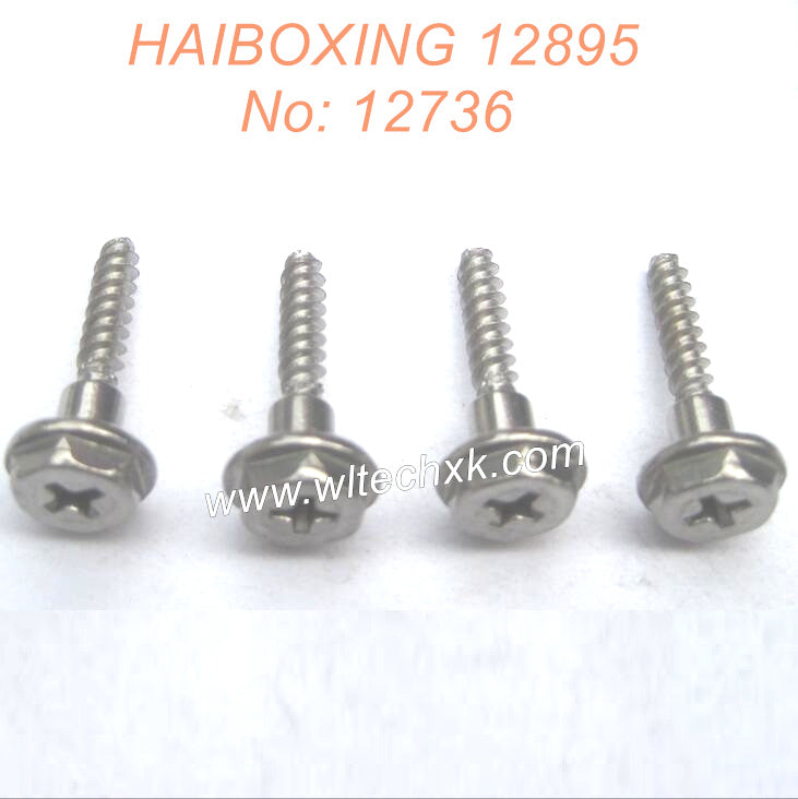 12736-HAIBOXING 12889 RC Car PartsWHEEL LOCK SCREWS-3