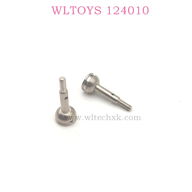 Original WLTOYS 124010 RC Car part 1284 Front Wheel Axle