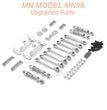 13-MN-MODEL-MN98-D98-Upgrade-Parts-Connect-Rod-and-Shocks-Silver-1