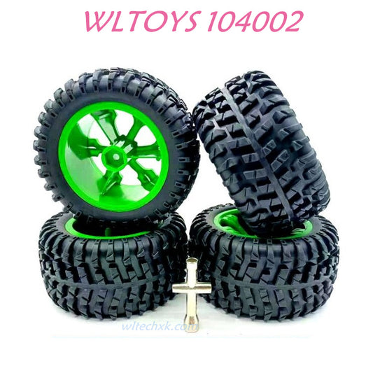 WLTOYS 104002 1/10  RC Car Tires Upgrade