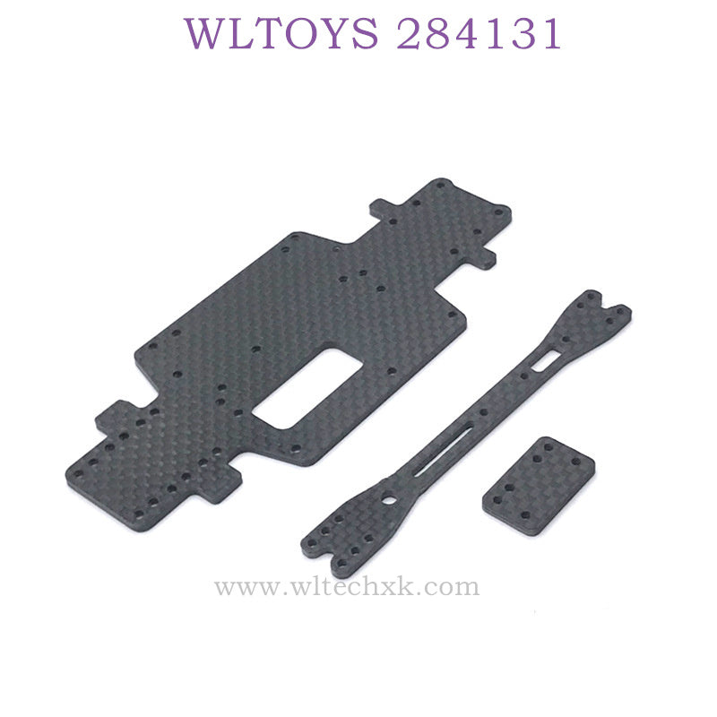 WLTOYS 284131 1/28 RC Car Upgrade Parts Carbon fiber base plate