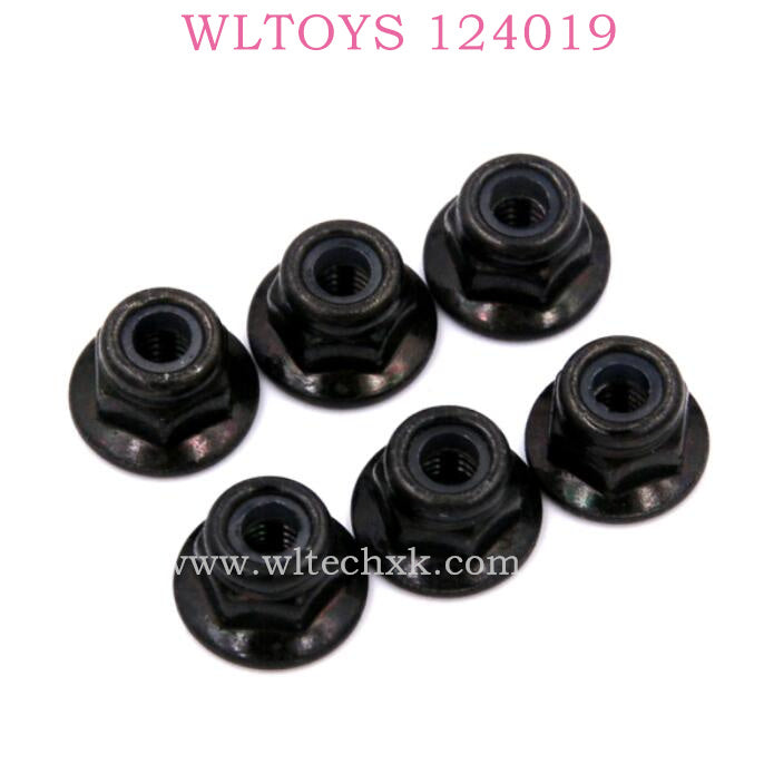 WLTOYS 124019 RC Car Parts 1452 M3 Flange Nut