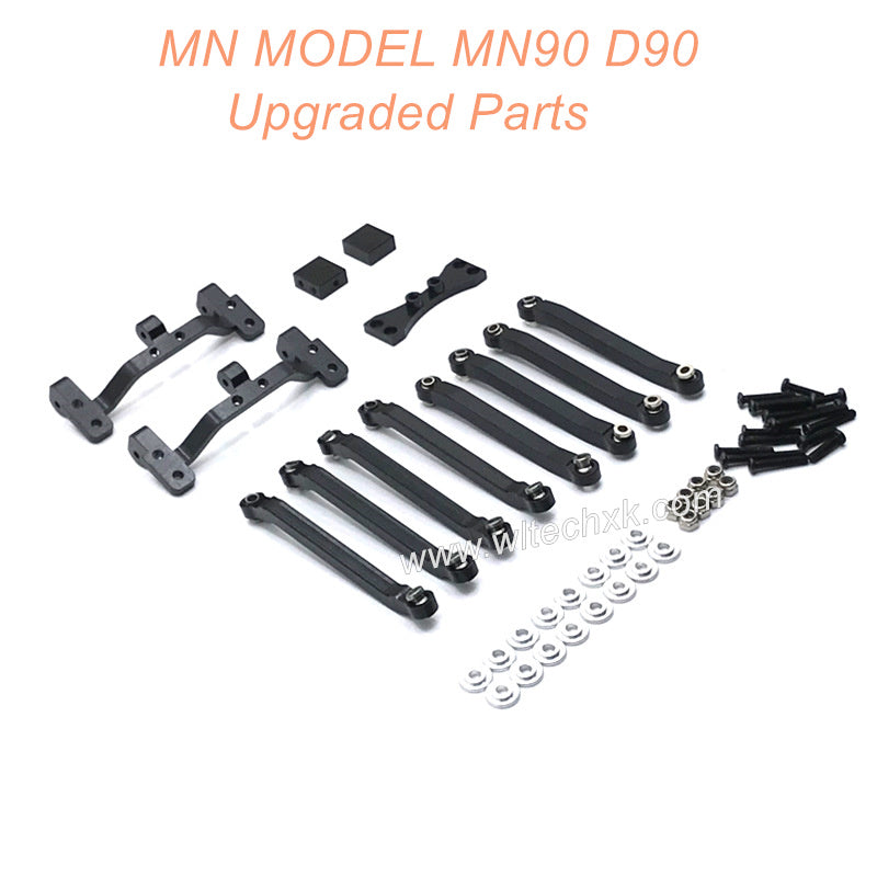 15-MNMODEL-MN90-D90-rc-car-Upgrades-Parts-Connect-Rod-and-Connect-Rod-seat-Black-1