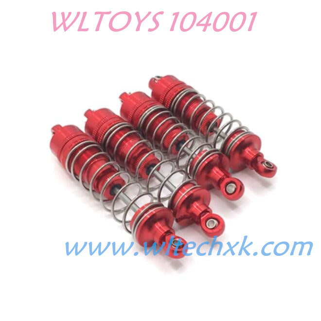 WLTOYS 104001 RC Racing Car oil pressure shock absorber Upgrade