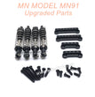 16-MNMODEL-MN91-rc-car-Upgrades-Parts-Metal-Shock-and-Shock-Seat-Black