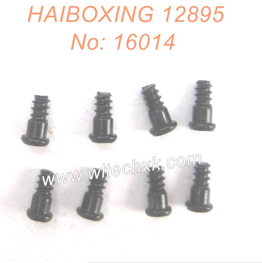 16014-HAIBOXING 12889 Parts Steering Hub Step Screws 8pcs-2