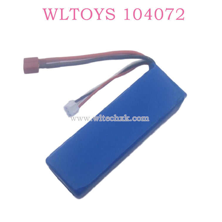 Original part of WLTOYS 104072 RC Car 1652 Battery 7.4V 2200mAh