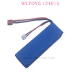 WLTOYS 124016 RC Car Original Part 1652 Battery 7.4V 2200mAh