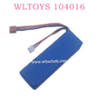 WLTOYS 104016 RC Car Original Parts 1652 Car 7.4V 2200mAh Battery