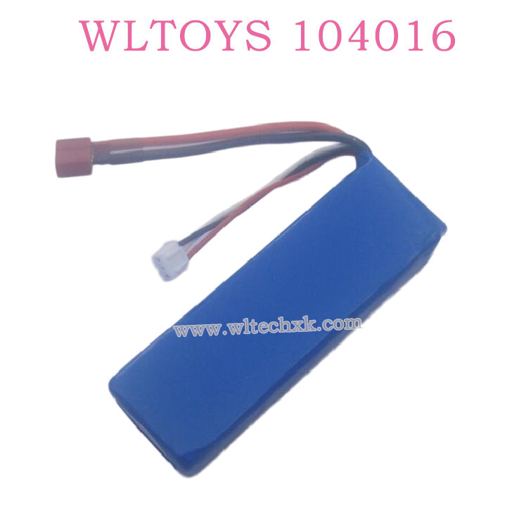 WLTOYS 104016 RC Car Original Parts 1652 Car 7.4V 2200mAh Battery