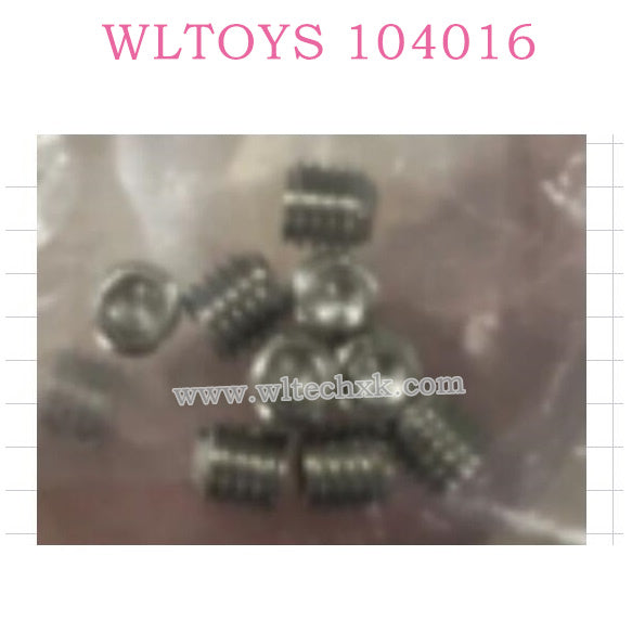 WLTOYS 104016 RC Car Original Parts 1654 Hexagon Socket Screws