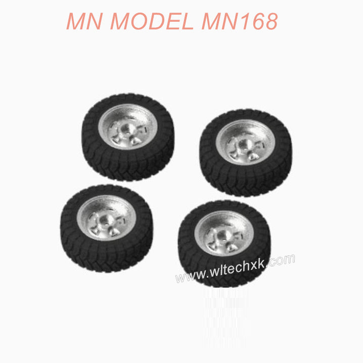 168A-02-MN-Model-MN168 RC Car Parts-Tire-4pcs