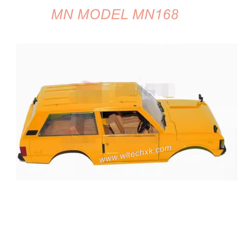 168A-S1-MN-Model-MN168 RC Car Parts-Car-Shell-with-Led