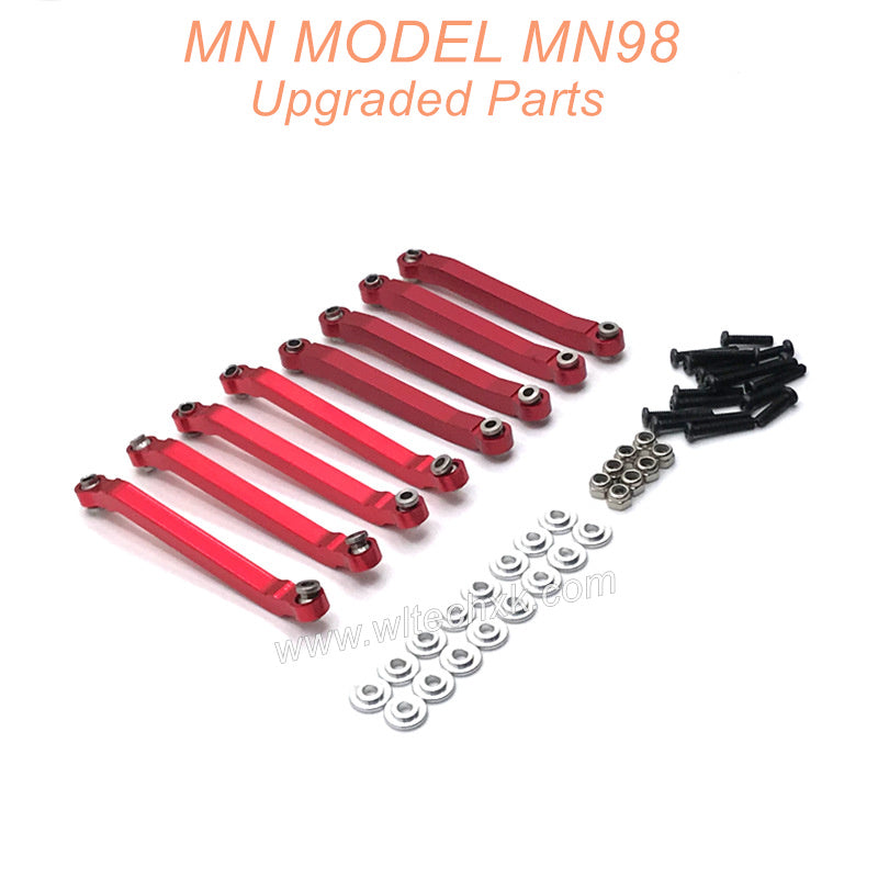 17-MN-MODEL-MN98-D98-Upgrades-Parts-Fixing-Connect-Rod-Red-1