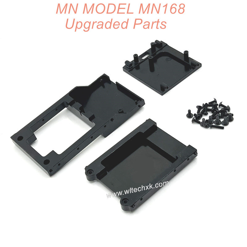 17-MN-Model-MN168-Upgrade-Metal-Front-Compartment-Rear-Compartment-Motor-mount-Black(1)