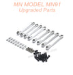 17-MNMODEL-MN91-rc-car-Upgrades-Parts-Fixing-Connect-Rod-Silver