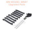 17-MNMODEL-MN91-rc-car-Upgrades-Parts-Fixing-Connect-Rod-Black-1