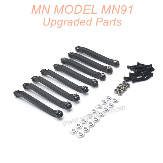 17-MNMODEL-MN91-rc-car-Upgrades-Parts-Fixing-Connect-Rod-Black-1