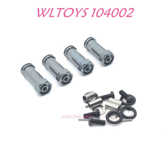 WLTOYS 104002 12mm widening Steering Set Upgrade 1/10 brushless 4WD Brushless 60km/h RC Car  WLTOYS 104002 12mm widening Steering Set Upgrade 1/10 brushless 4WD Brushless 60km/h RC CarWLTOYS 104002 12mm widening Steering Set Upgrade 1/10 brushless 4WD Brushless 60km/h RC Car Titanium color