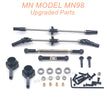 18-MN-MODEL-MN98-D98-Upgrades-Parts-Front-and-Rear-Axle-Assembly-and-Connect-Rods-Black-1