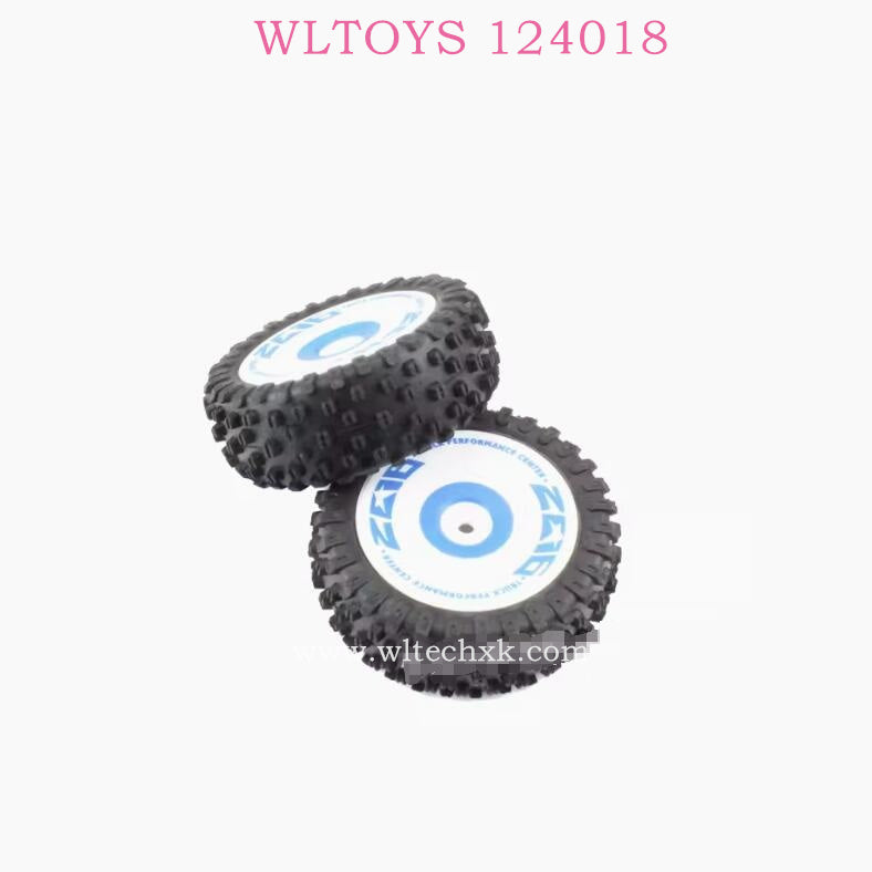 WLTOYS 124018 RC Car Original parts 1841 1842 Front Wheel  white