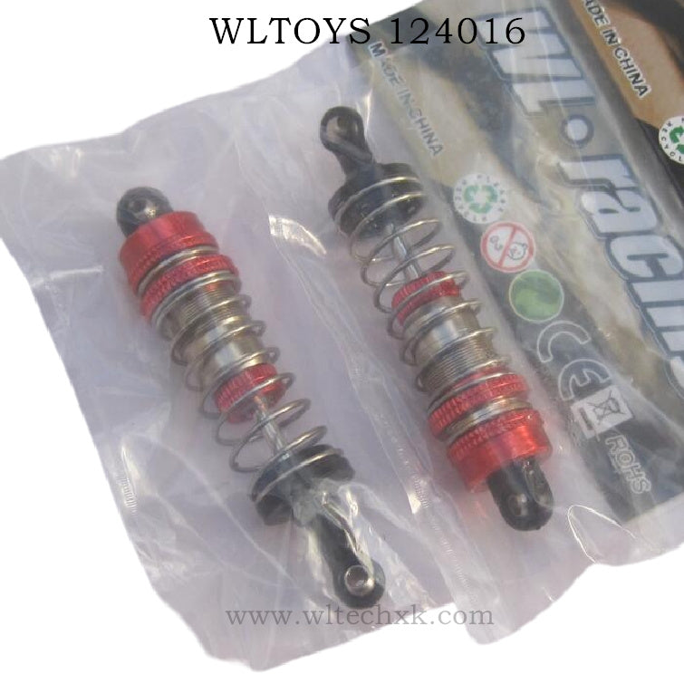 WLTOYS 124016 RC Car Original Part 1849 Front Rear Shock Absorde pair