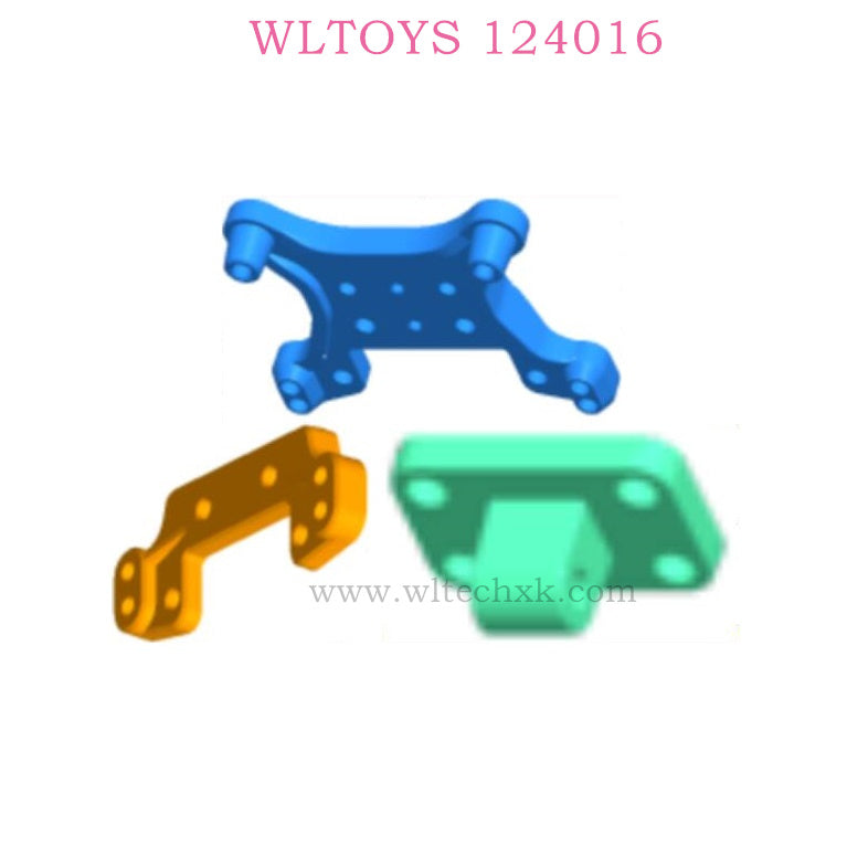 WLTOYS 124016 RC Car Original Part 1856 Front Rear Shock Tower kit