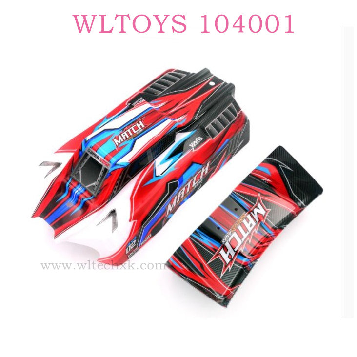 WLTOYS 104001 RC Car Original parts 1932 Car Shell