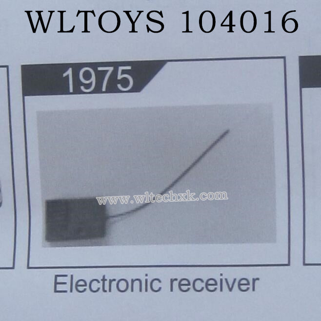 WLTOYS 104016 RC Car Original Parts 1975 Electronic Receiver