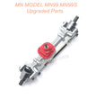 2-MN-MODEL-MN99-MN99S-Upgrade-Parts-Metal-Front-Axle-Assembly-Silver